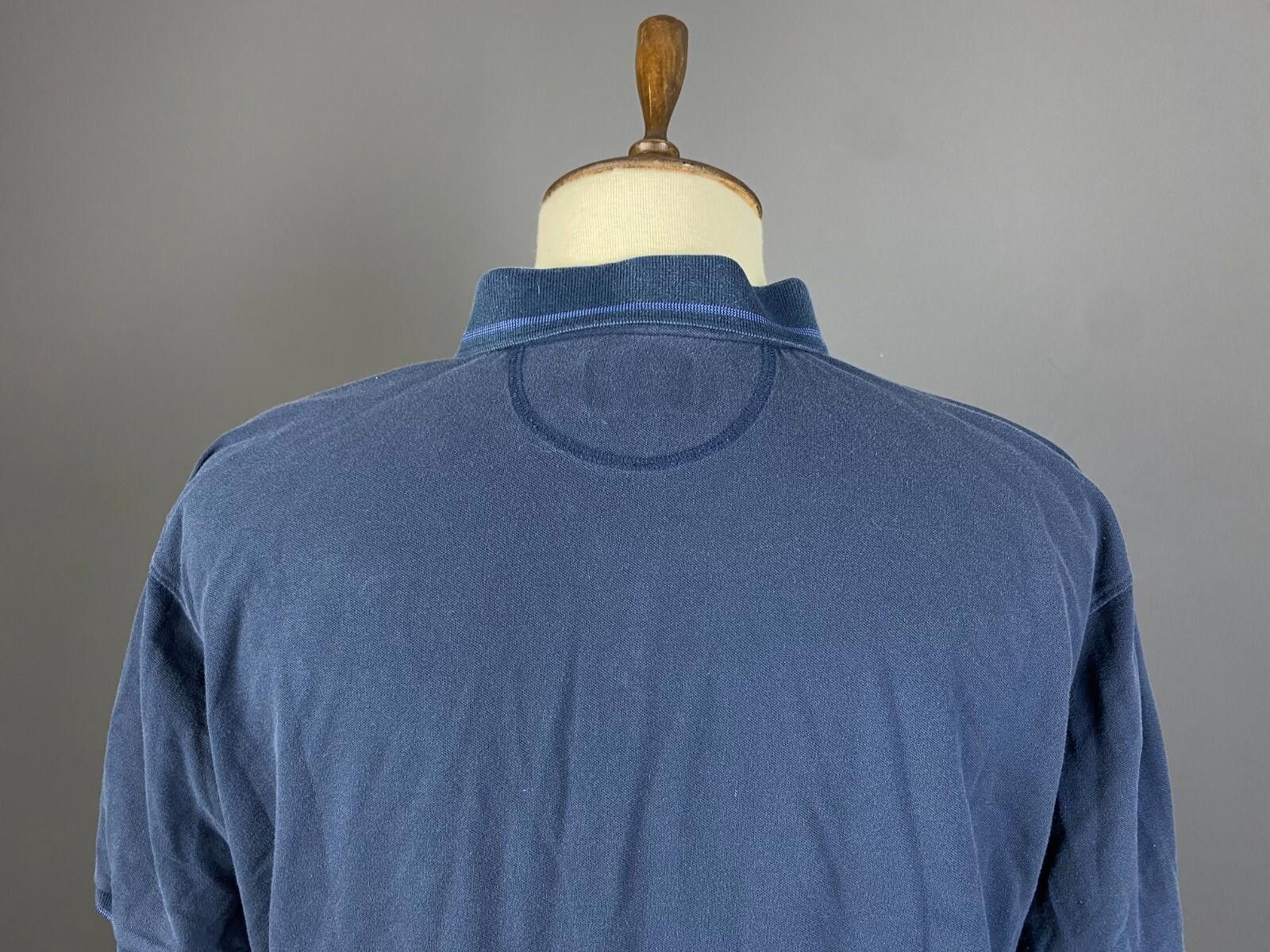 La Martina La Martina Buenos Aires Blue Big Cotton Polo Shirt Size 3XL Size US XXL / EU 58 / 5 - 6 Thumbnail