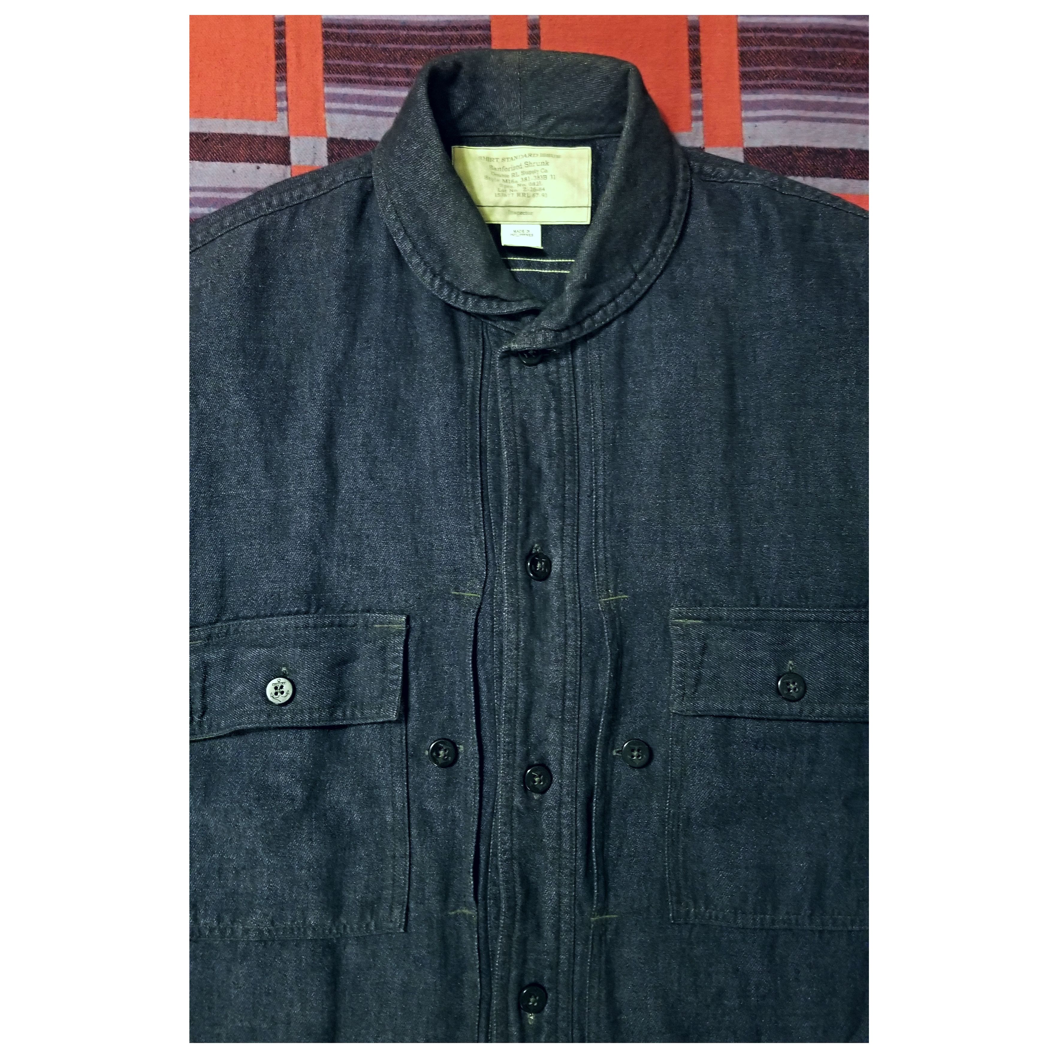 RRL Ralph Lauren DOUBLE RL RALPH LAUREN RRL INDIGO DYED LINEN JACKET- MED Size US M / EU 48-50 / 2 - 5 Thumbnail