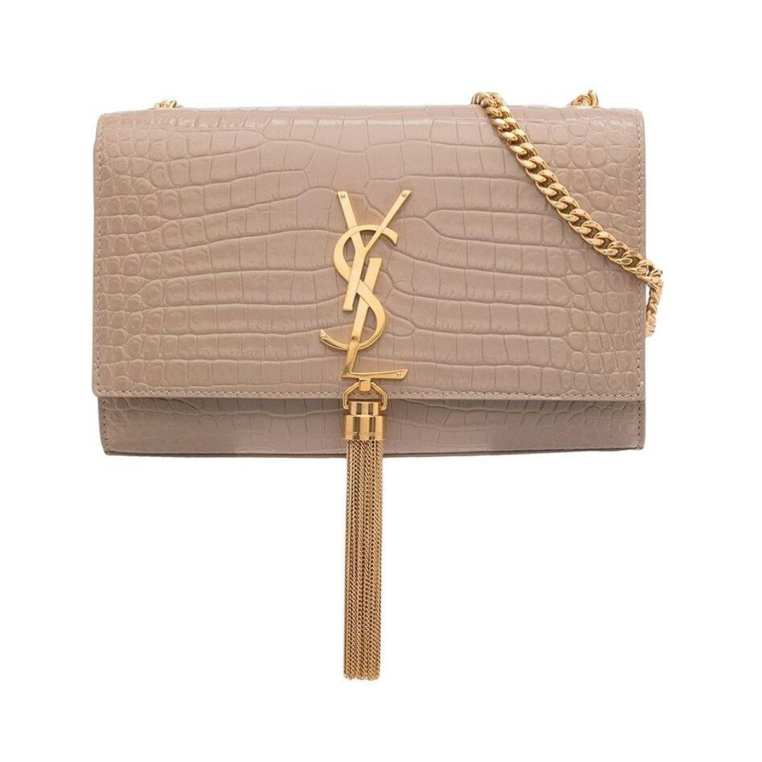 Saint Laurent Paris o1b1hav110225 Size: OS / Kate Small Tassel Leather Bag Beige Size ONE SIZE - 1 Thumbnail