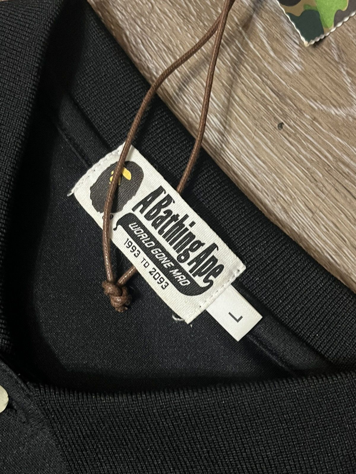 Bape Bape Shark WGM Polo in Black Size US L / EU 52-54 / 3 - 7 Thumbnail