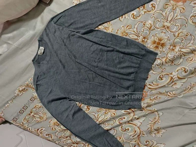 Hermes Hermes Gray knit sweater Size US S / EU 44-46 / 1 - 4 Thumbnail