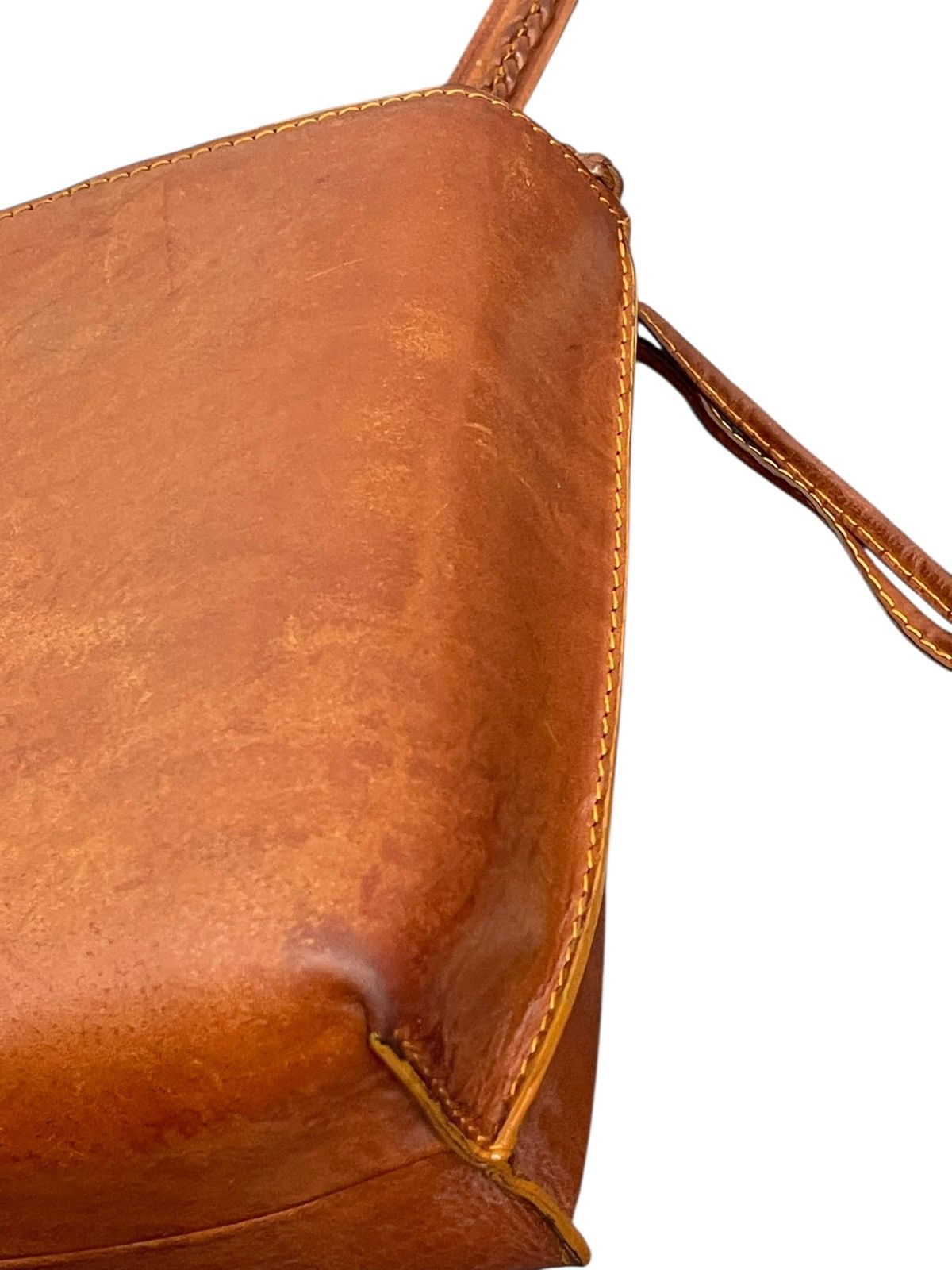 Comme des Garcons × Stussy Full Leather Beauty Patina Re Creation Cross Body Bag 2🟩0 Size ONE SIZE - 14 Thumbnail
