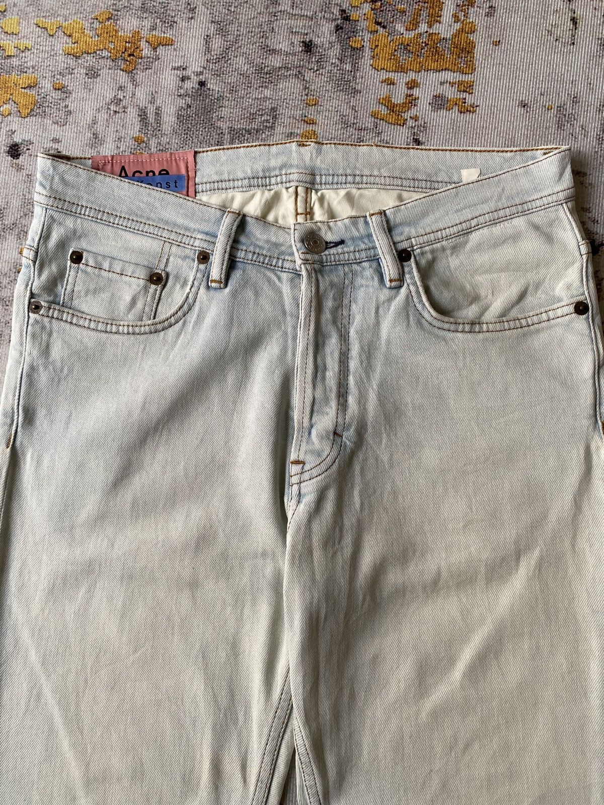 Acne Studios Acne Studios Floragatan Stockholm Light Wash Denim Size US 29 - 9 Thumbnail