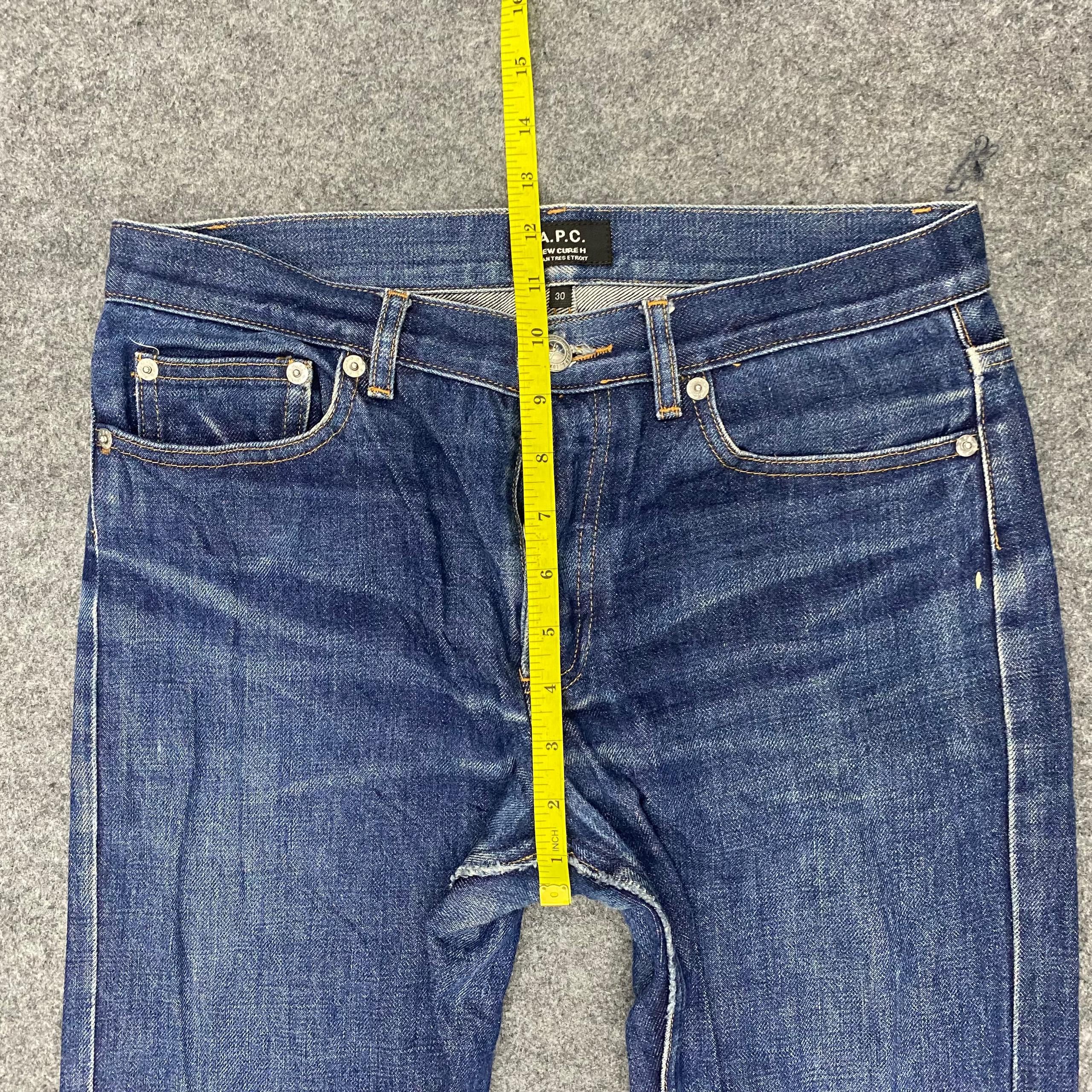 A.P.C. 💥Best Offer💥Vintage Apc Distressed Denim Size US 31 - 8 Thumbnail
