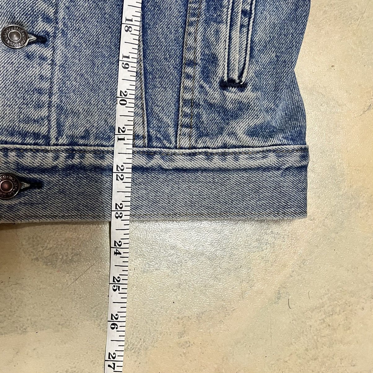 Levi's Vintage Levis Distressed Denim Jacket Size US S / EU 44-46 / 1 - 13 Thumbnail