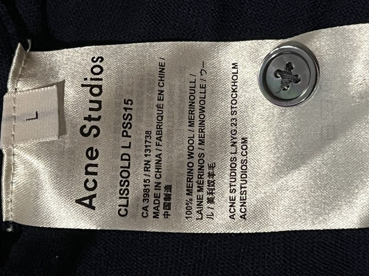 Acne Studios Acne Studios Clissold Wool Cardigan Sweater Size L Size US L / EU 52-54 / 3 - 5 Thumbnail