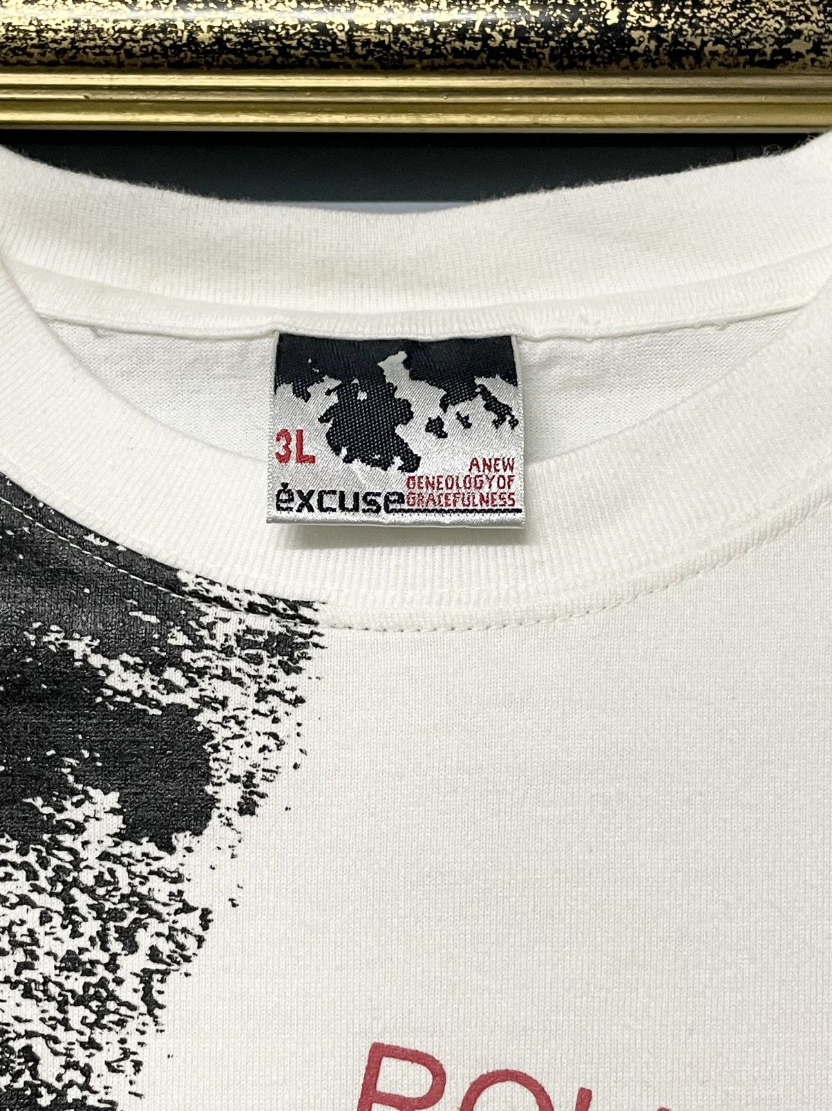 Japanese Brand Vintage 1990s Japan Designer Eccuse War Spirit Punk Tshirt Size US XL / EU 56 / 4 - 9 Thumbnail