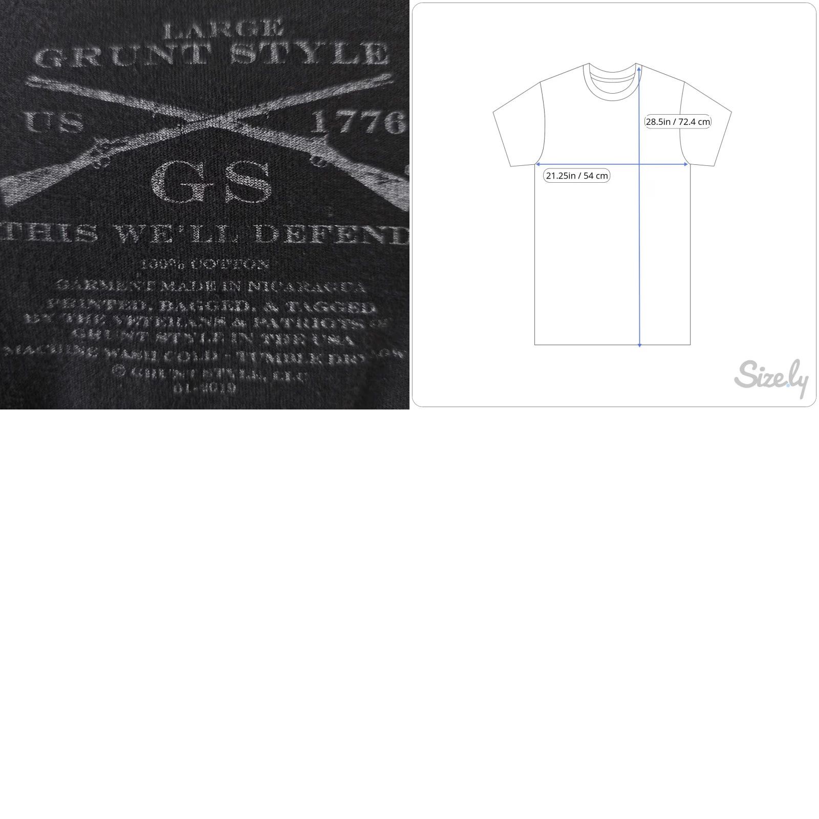 Vintage Grunt Style Workout T Shirt Mens Size Large Black Reps Not Texts Bodybuilding Gym Shirt Mens Large Black Grunt Style Size US L / EU 52-54 / 3 - 8 Thumbnail