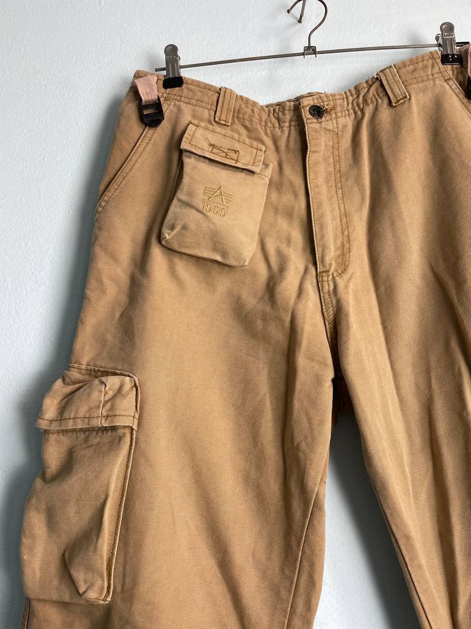 Alpha Industries × Vintage Vintage Alpha Industries Military Cargo Pants Size US 32 / EU 48 - 4 Thumbnail