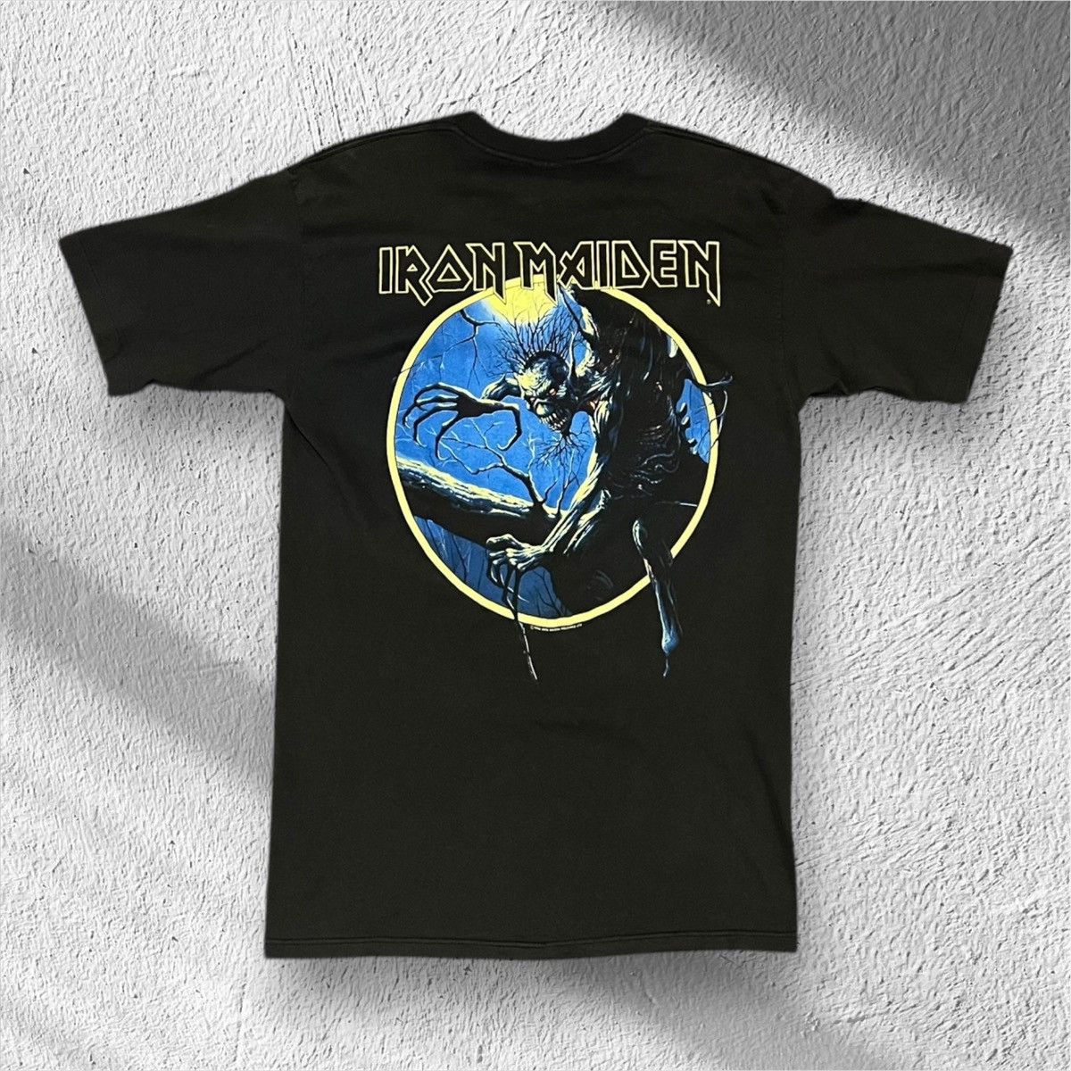 Vintage Vintage 90s Iron Maiden Real Live Tour T-Shirt – Large Size US L / EU 52-54 / 3 - 2 Thumbnail