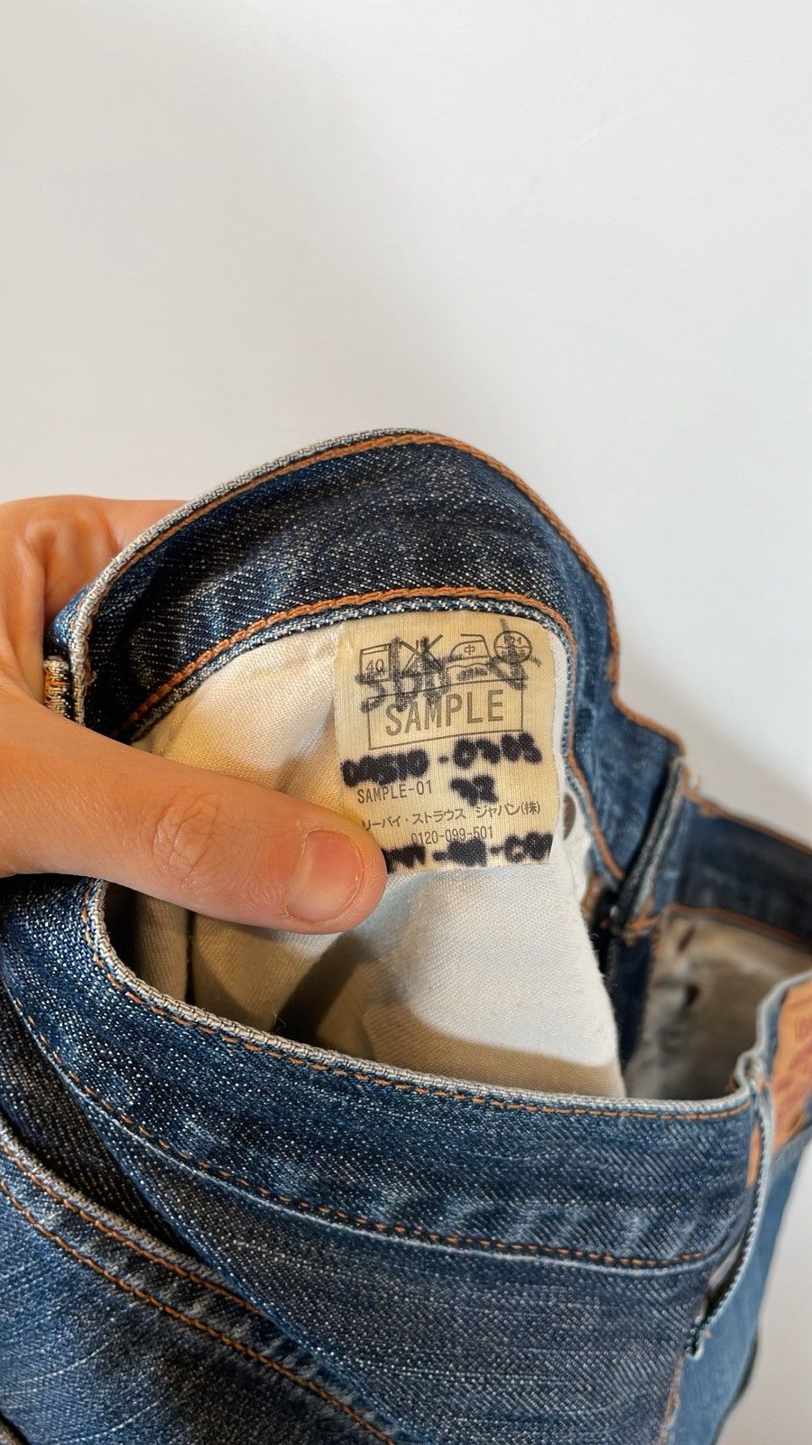 Japanese Brand Levi’s Japan Sample Straight Leg Jeans Size US 34 / EU 50 - 3 Thumbnail