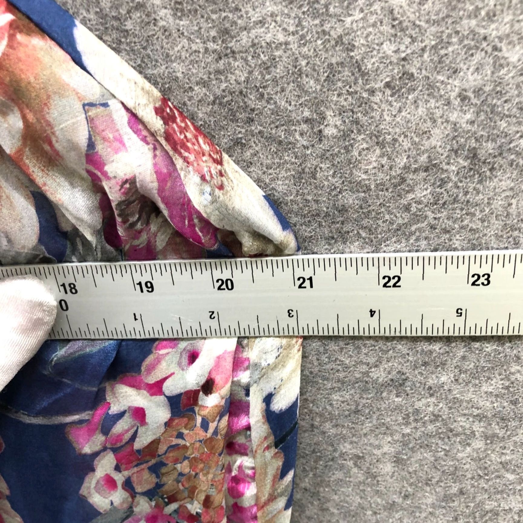 Vintage Larag Silk Blend Floral Maxi Dress Women Size M Blue Pink A-Line Sleeveless Floral Italy NWT Size M / US 6-8 / IT 42-44 - 6 Thumbnail