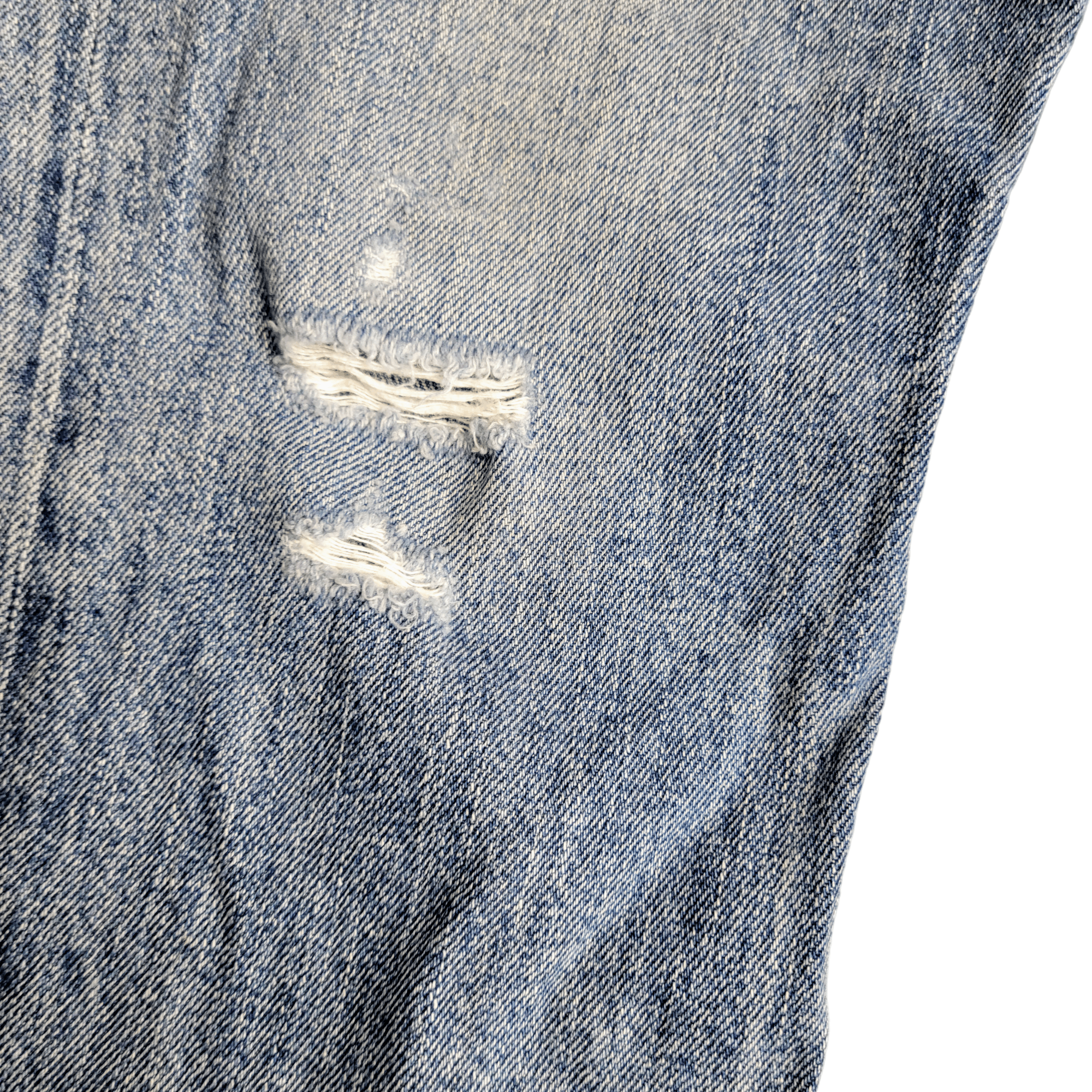 Lucky Brand Lucky Brand Vintage Button Fly High Rise Distress Blue Jeans Size 28" / US 6 / IT 42 - 5 Thumbnail