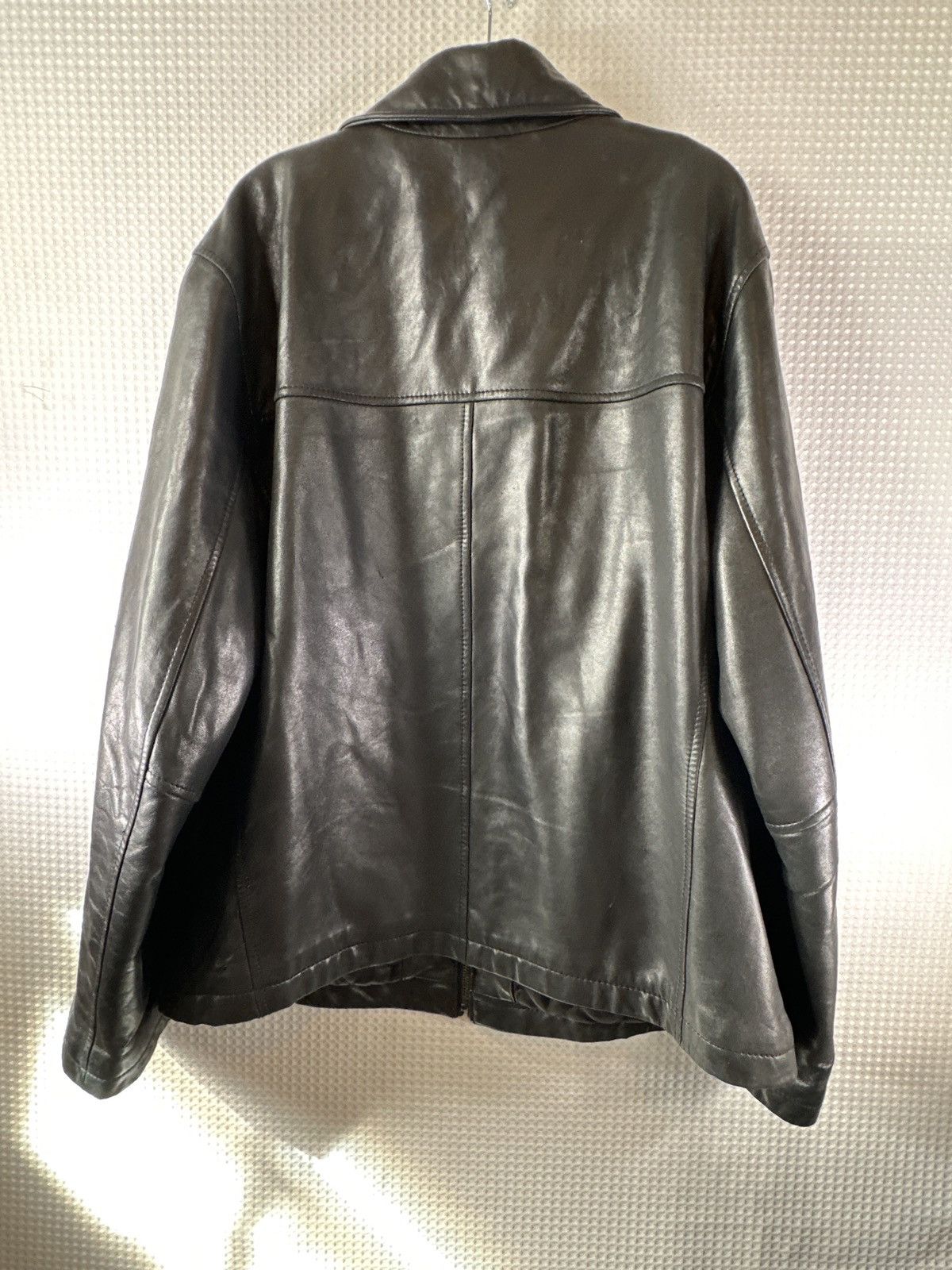 Tommy Hilfiger Tommy Hilfiger Men's Cowhide Leather Jacket Size US XL / EU 56 / 4 - 3 Thumbnail