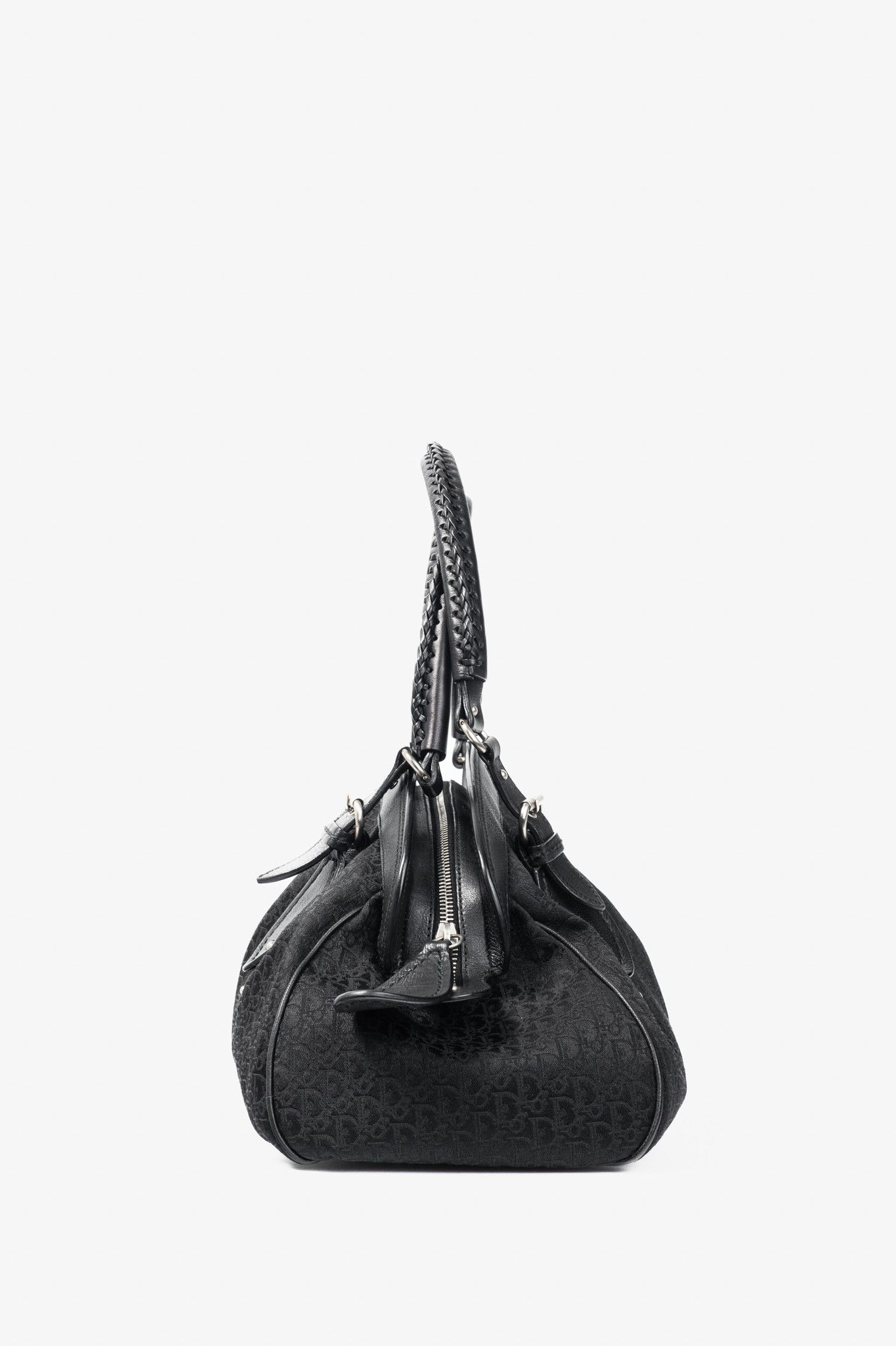 Dior Christian Dior My Dior Black Logo-Jacquard Frame Bag Size ONE SIZE - 3 Thumbnail