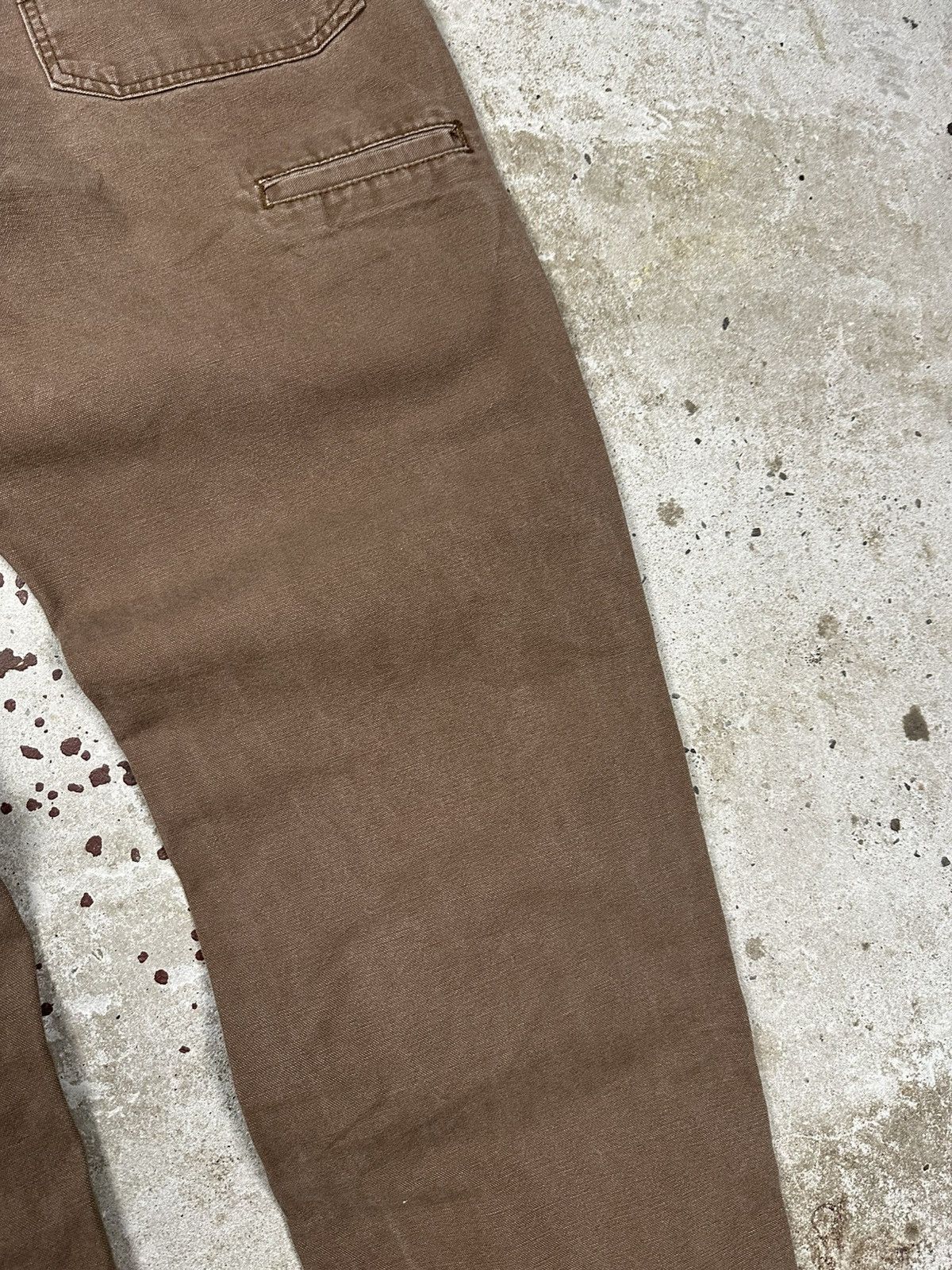 Dickies × Vintage Vintage Y2K Dickies Baggy Brown Carpenter Denim Pants Jeans Size US 38 / EU 54 - 13 Thumbnail