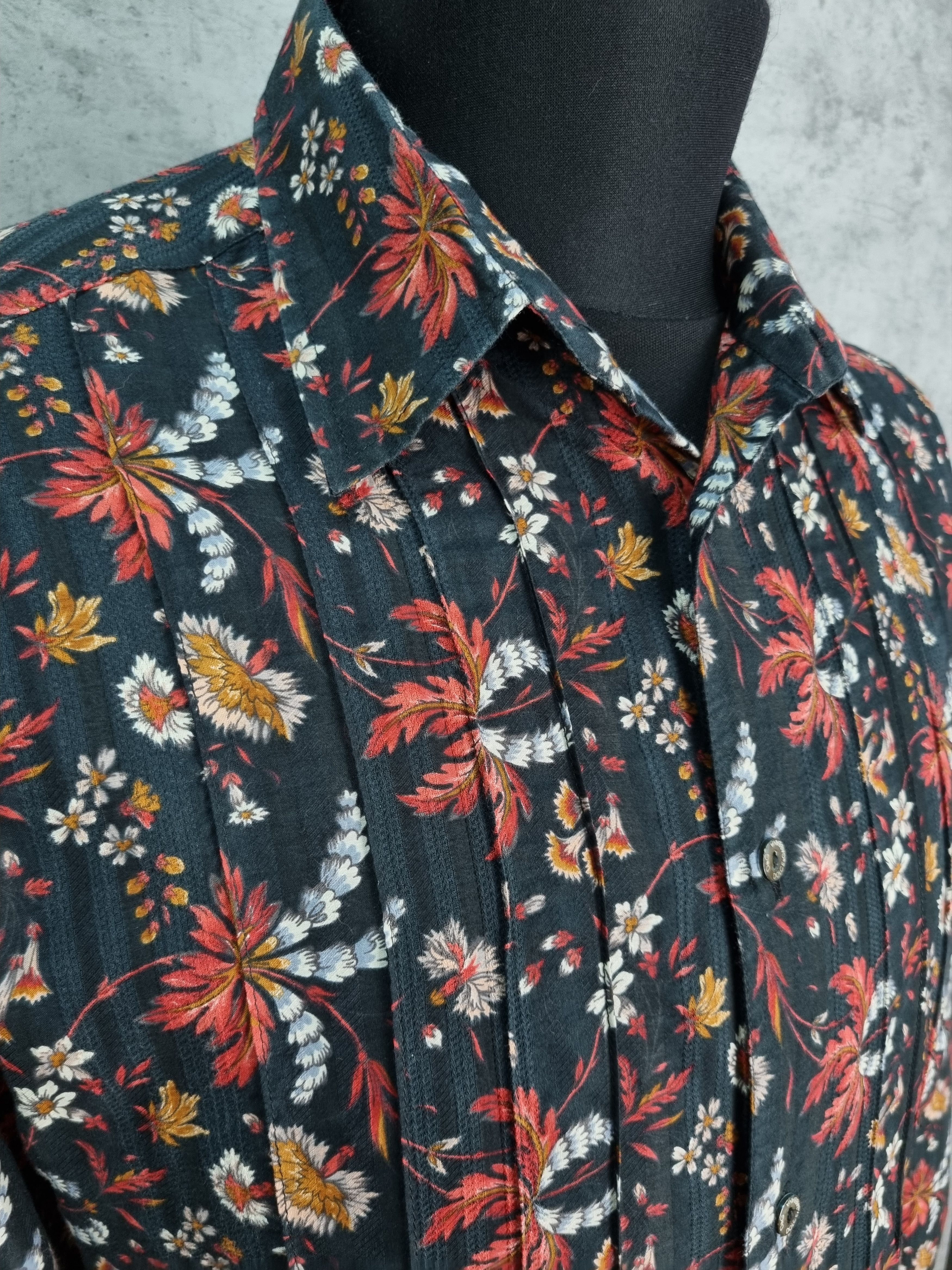 Dolce & Gabbana Rare Dolce & Gabbana Floral All Over Shirt Size US L / EU 52-54 / 3 - 16 Thumbnail