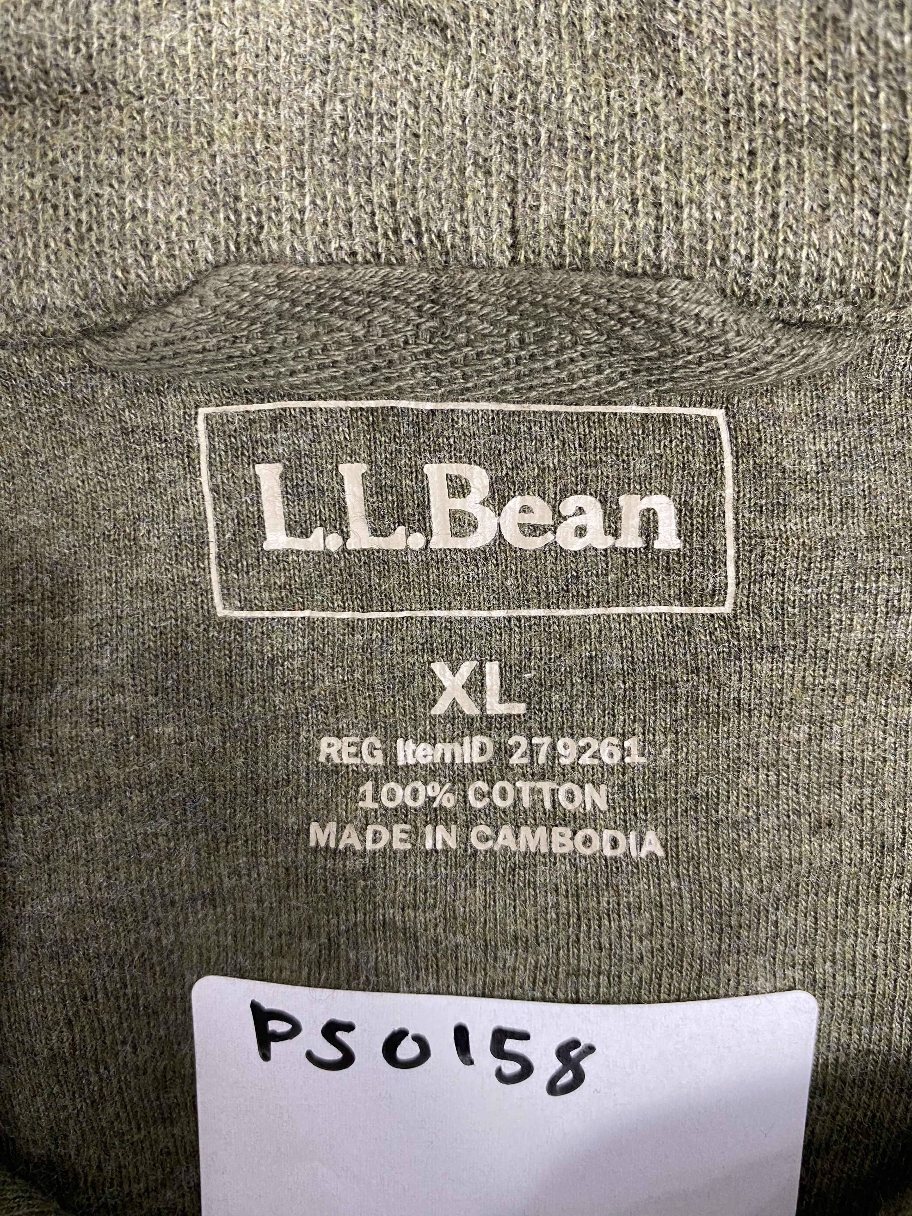 L.L. Bean Vintage LL Bean Half Zipper Sweatshirts PS0158 Size US XL / EU 56 / 4 - 9 Thumbnail