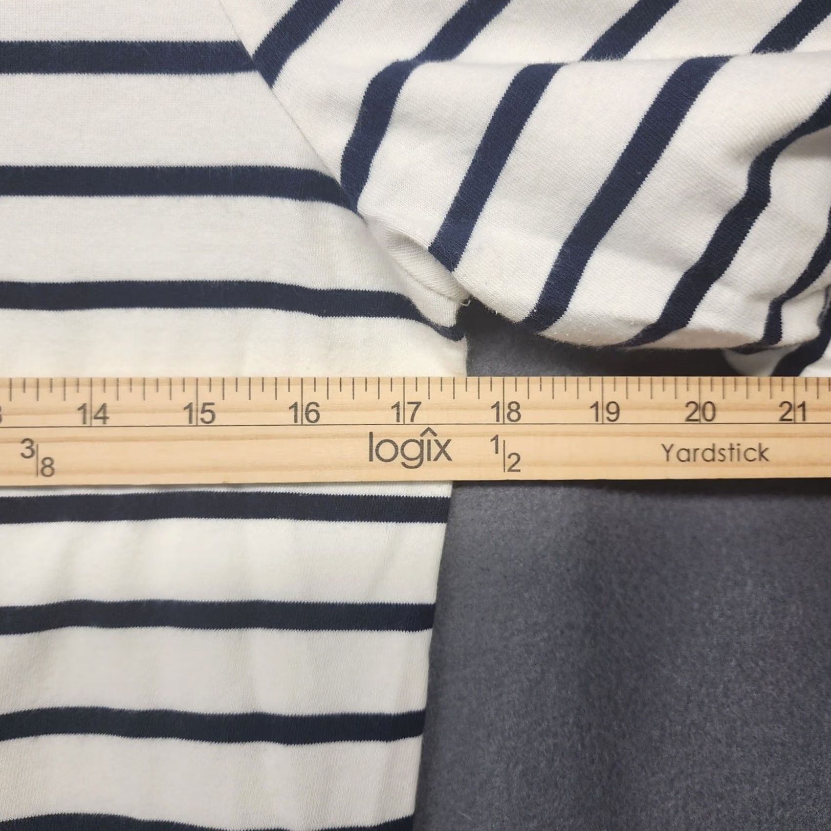 Boden Boden Dress Womens Medium Blue White Striped Nautical Cotton Dress Knee Length Shift Womens M Blue White Striped Nautical Cotton Size M / US 6-8 / IT 42-44 - 4 Thumbnail