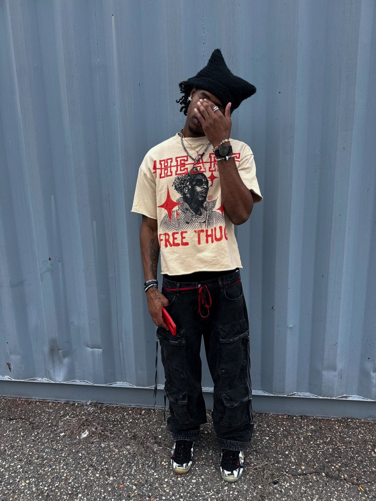 Vintage One Heart “Free Thug” Tees. Size US S / EU 44-46 / 1 - 4 Thumbnail