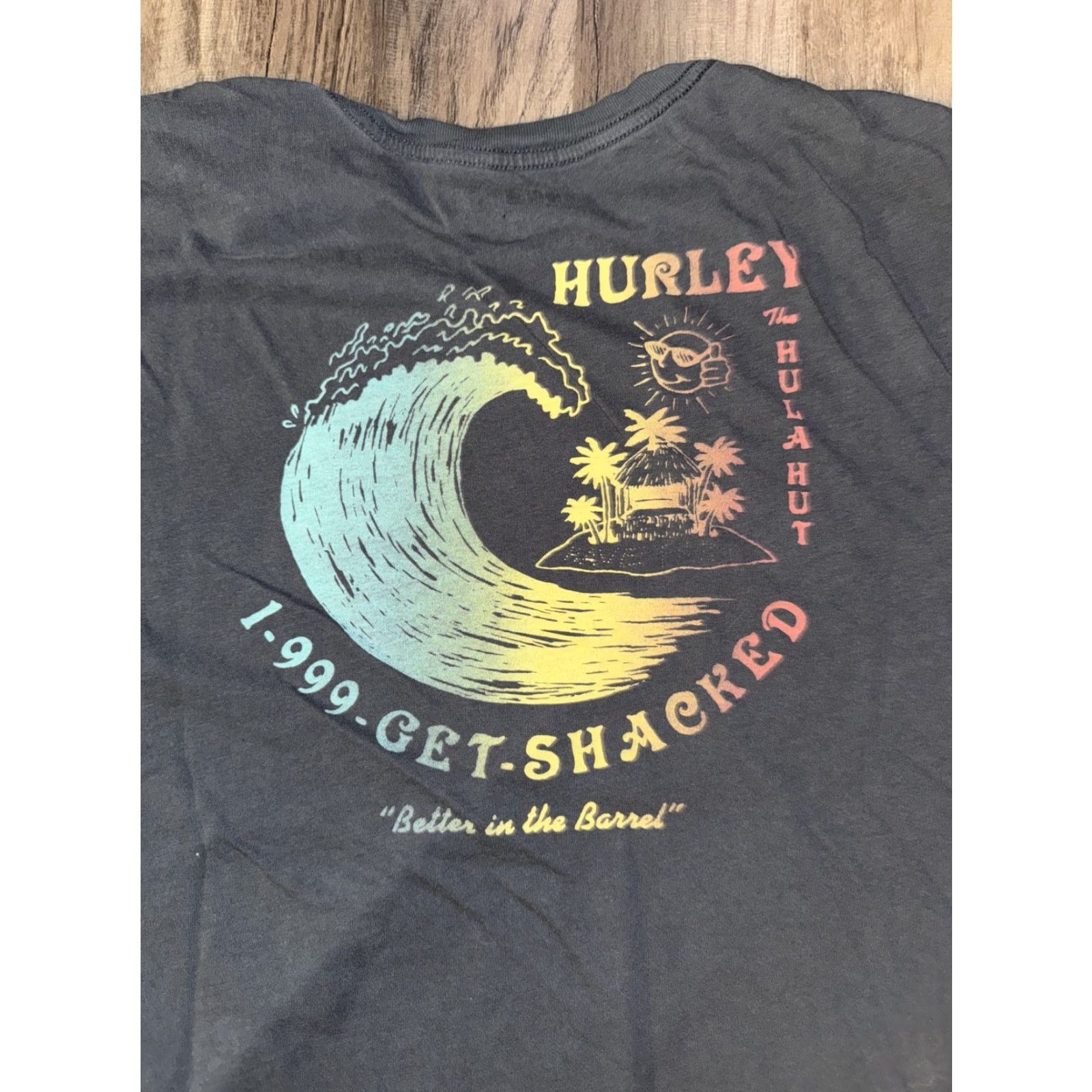 Hurley Hurley T-Shirt Gray L Men Regular All Seasons Lightweight Easy Care Shirt Mens) Size US L / EU 52-54 / 3 - 5 Thumbnail