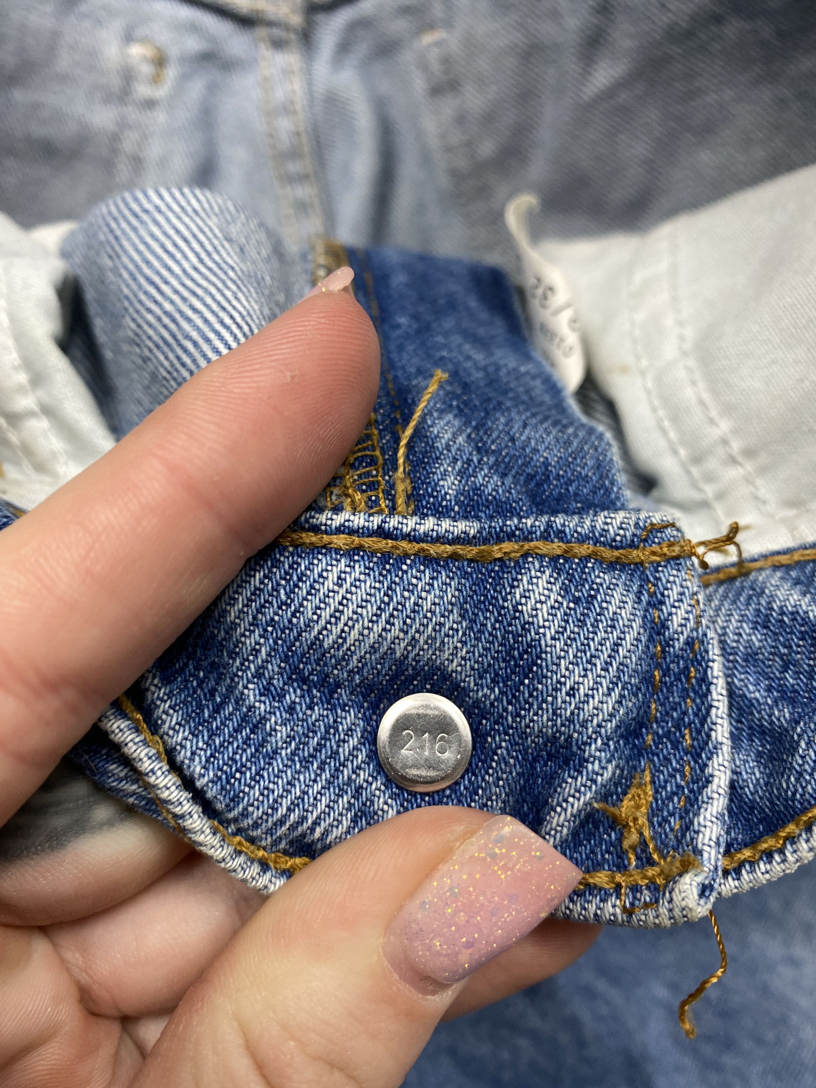 Levi's × Levi's Vintage Clothing × Vintage Levis 634 Vintage Mens Orange Tab Denim Pants Jeans Size US 32 / EU 48 - 11 Thumbnail