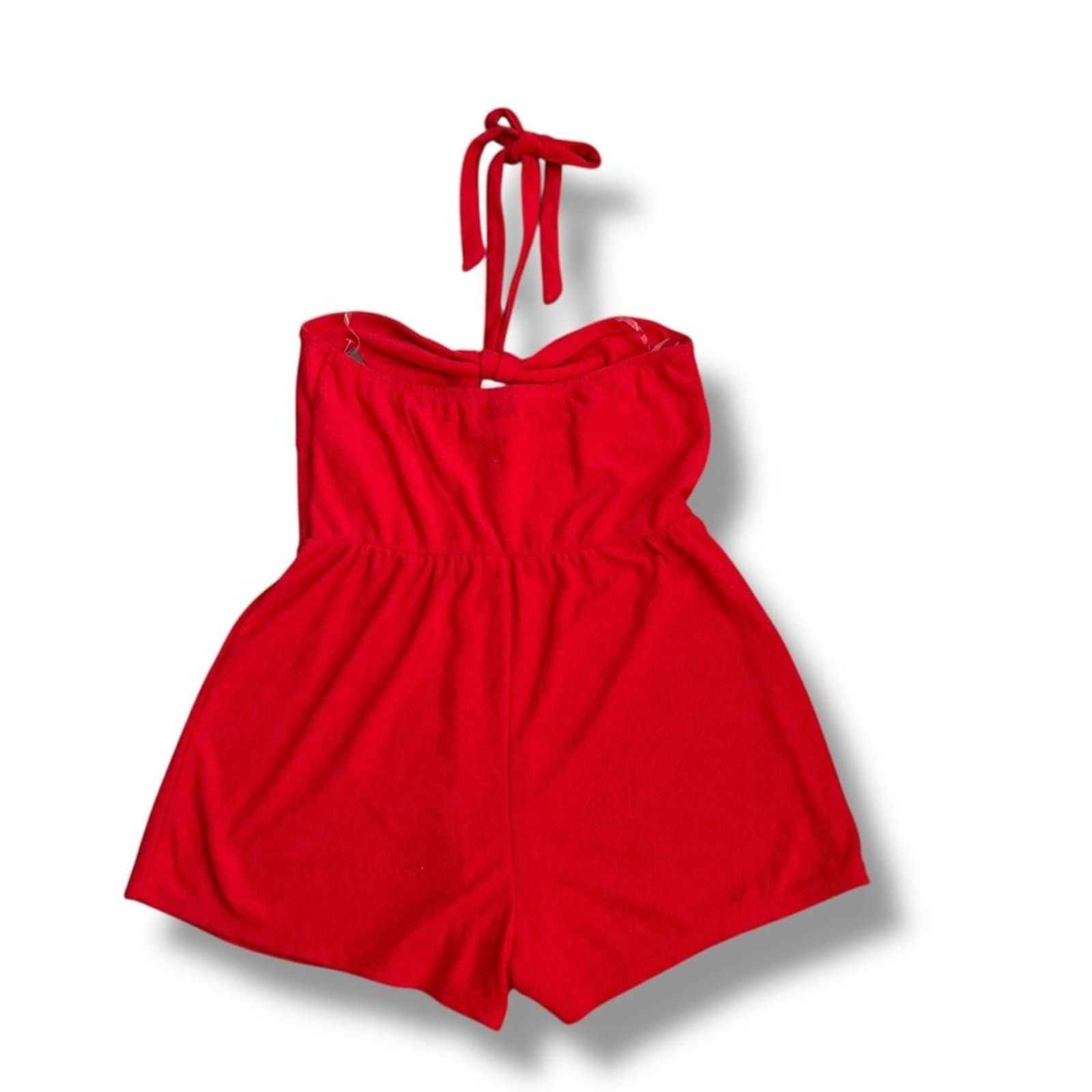 Other Wild Fable red terry cloth romper NEW Size 30" / US 8 / IT 44 - 6 Thumbnail