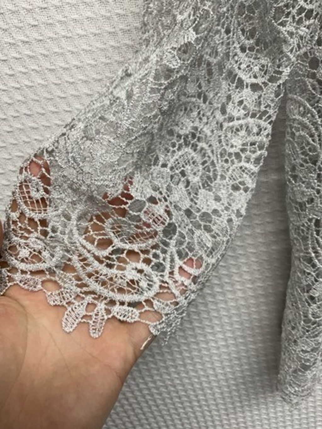 Other Catherines Lace Floral Open Front Cardigan Cover Up Women 3X Size 3XL / US 20-22 - 2 Thumbnail