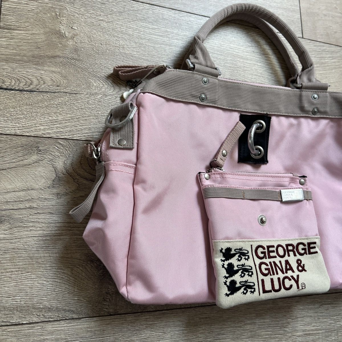 George Gina & Lucy George Gina Lucy GGL Shoulder Vintage Bag Pink Size ONE SIZE - 3 Thumbnail