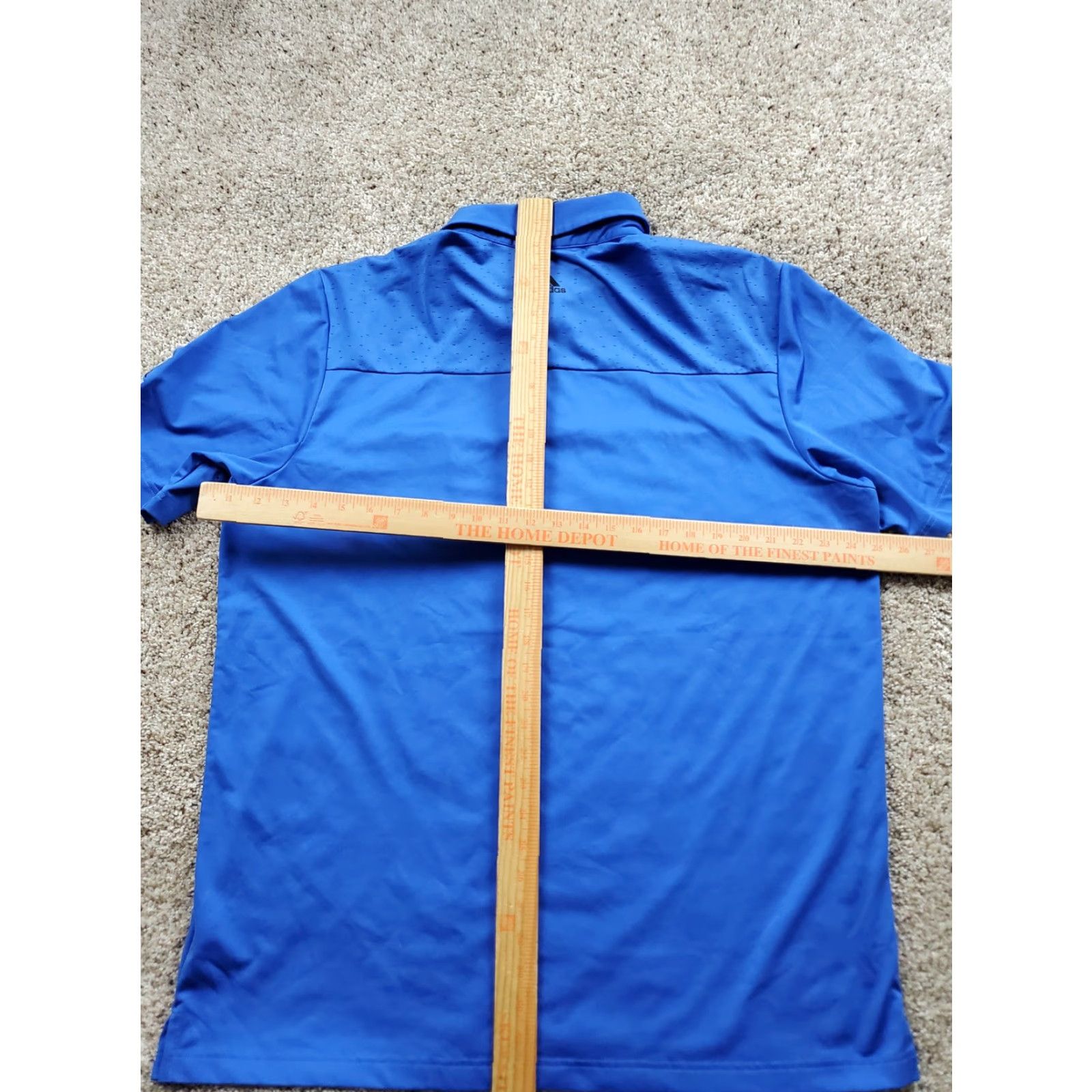 Adidas Adidas Golf Polo Shirt Mens XL Blue Puremotion CoolMax Vented Short Sleeve Collared Size US XL / EU 56 / 4 - 7 Thumbnail