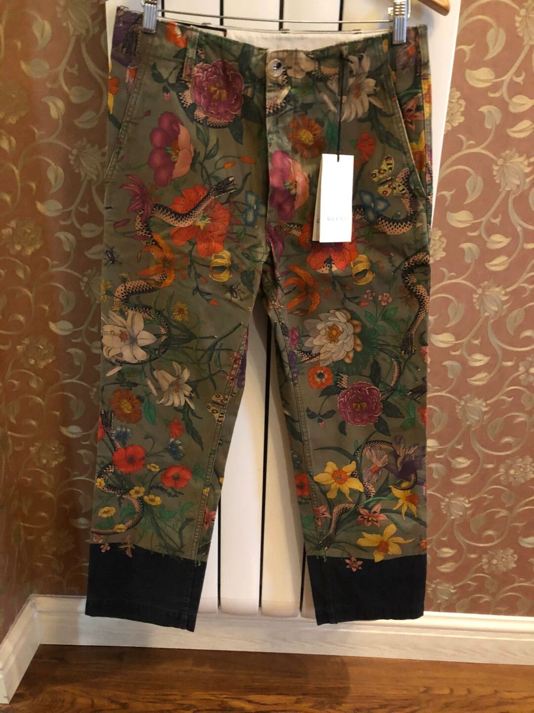 Gucci Gucci Zoo Print Cropped Jeans Size 31 Size US 31 - 1 Thumbnail