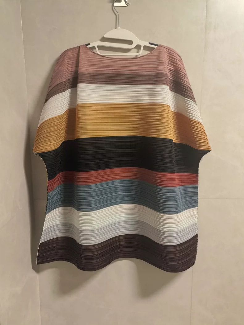 Issey Miyake Issey Miyake size:3 Vintage striped horizontal striped sho Size S / US 4 / IT 40 - 2 Thumbnail