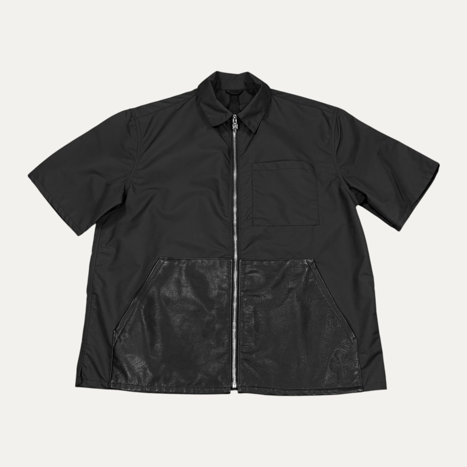 Chrome Hearts Chrome Hearts Leather Cross Patch Pocket Zip Up Size US L / EU 52-54 / 3 - 1 Thumbnail