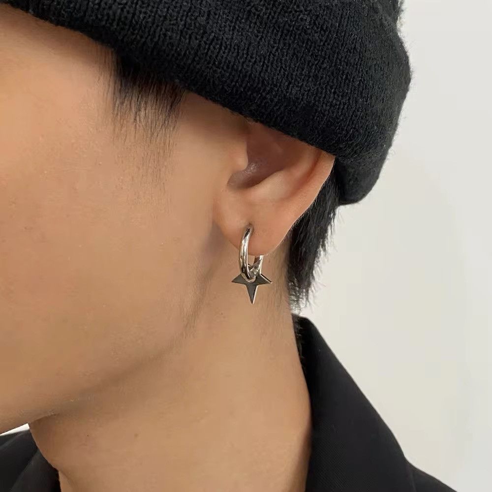 Jewelry Star Hoop Earrings Size ONE SIZE - 1 Thumbnail