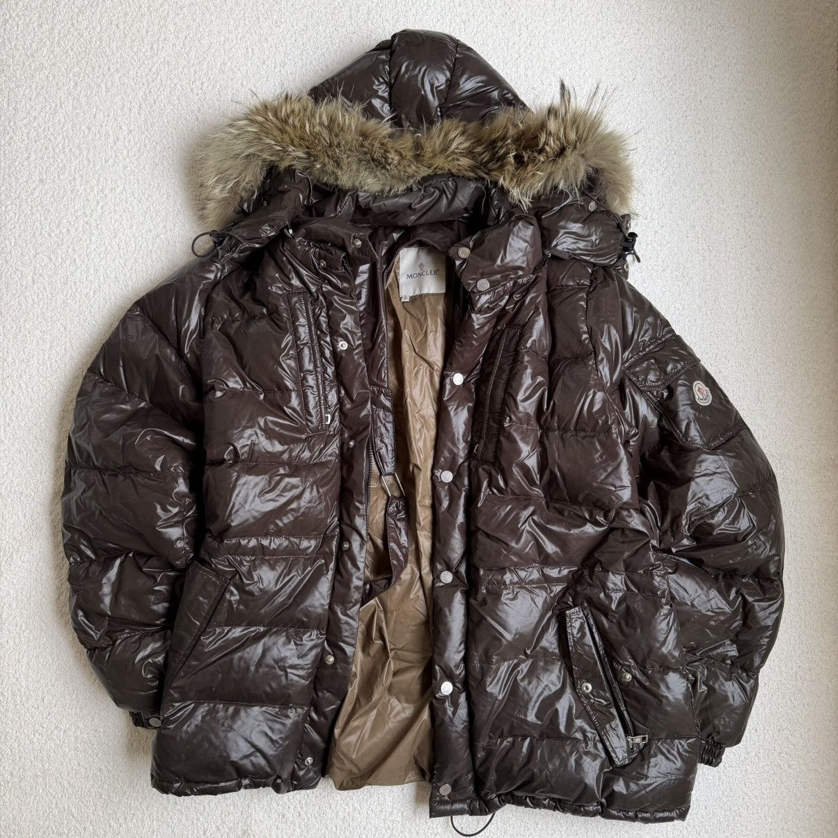 Moncler Brown Moncler Down Quilted Puffer Jacket Size US M / EU 48-50 / 2 - 3 Thumbnail