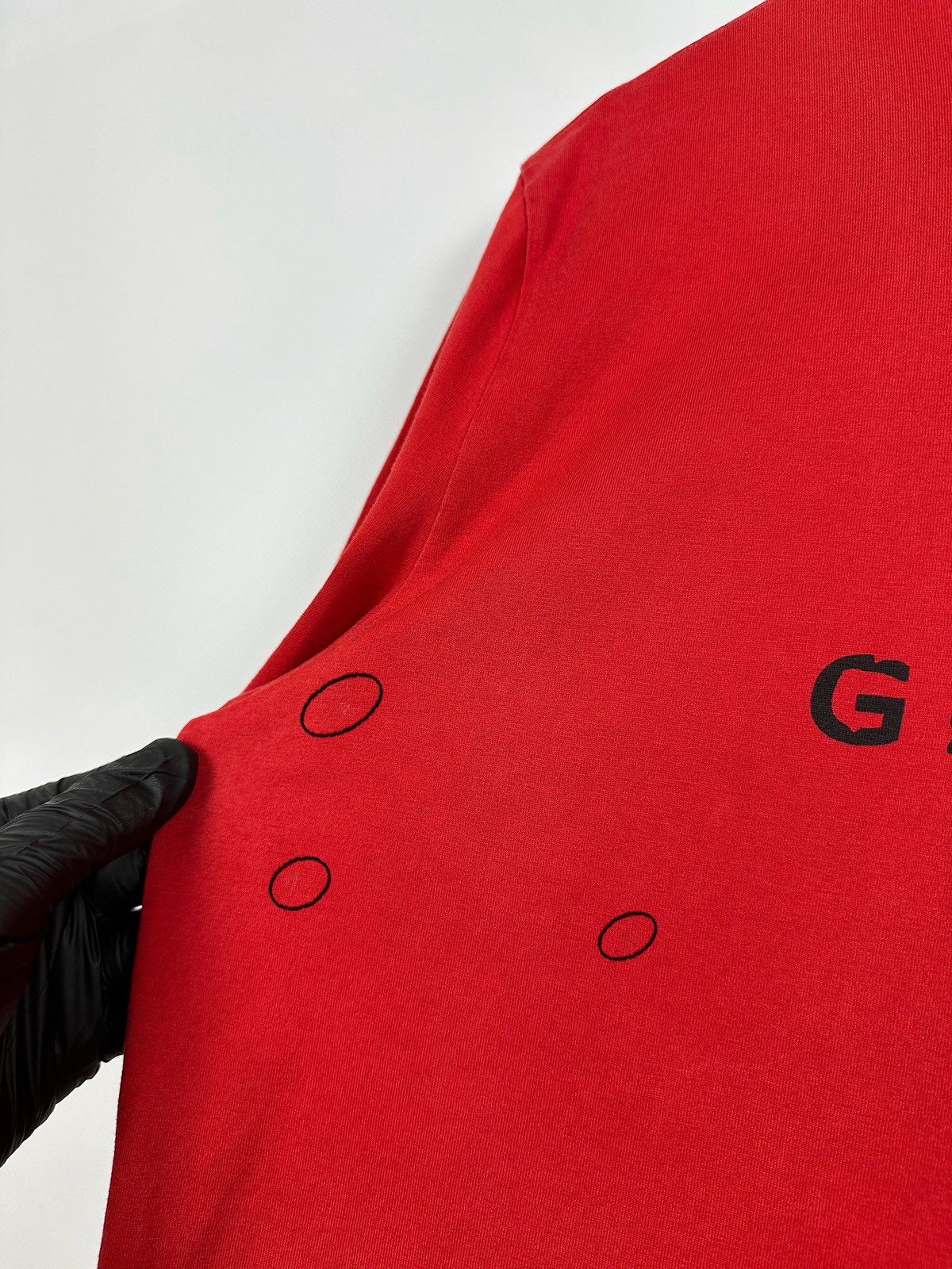 Givenchy Givenchy Distressed Logo Red T-Shirt Size US M / EU 48-50 / 2 - 18 Thumbnail