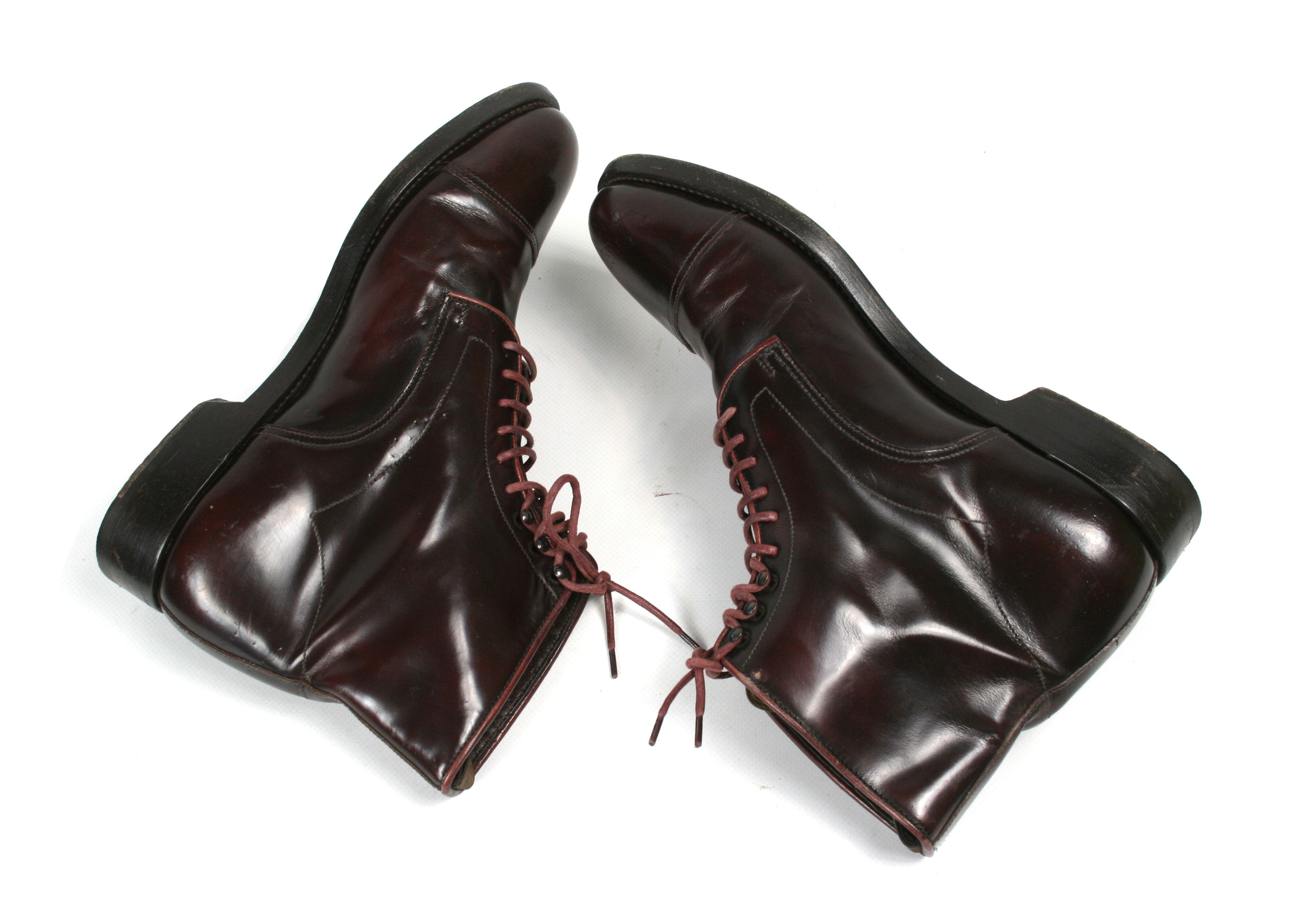 Santoni Patent Leather High Combat Boots Size US 8 / EU 41 - 8 Thumbnail