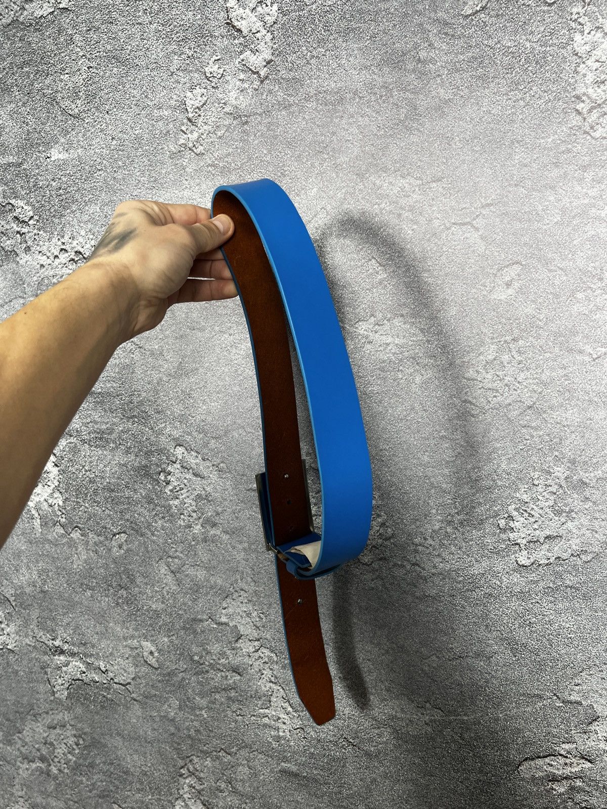 Puma Vintage Y2k Puma Leather Belt With Metal Buckle Size ONE SIZE - 7 Thumbnail