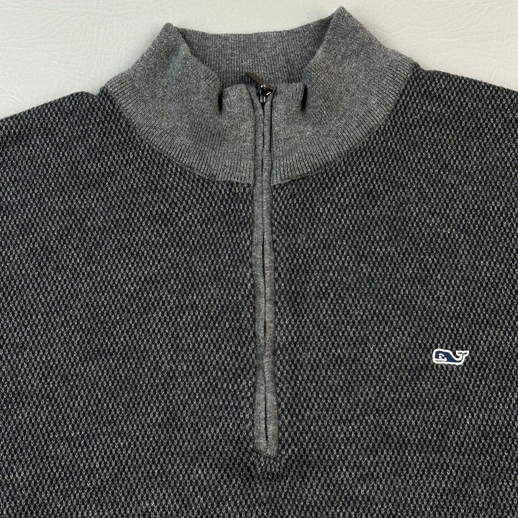 Vineyard Vines Vineyard Vines Hamilton Sweater Mens 2XL Gray Wool Blend 1/4 Zip Casual Preppy Shirt Mens Size US XXL / EU 58 / 5 - 5 Thumbnail