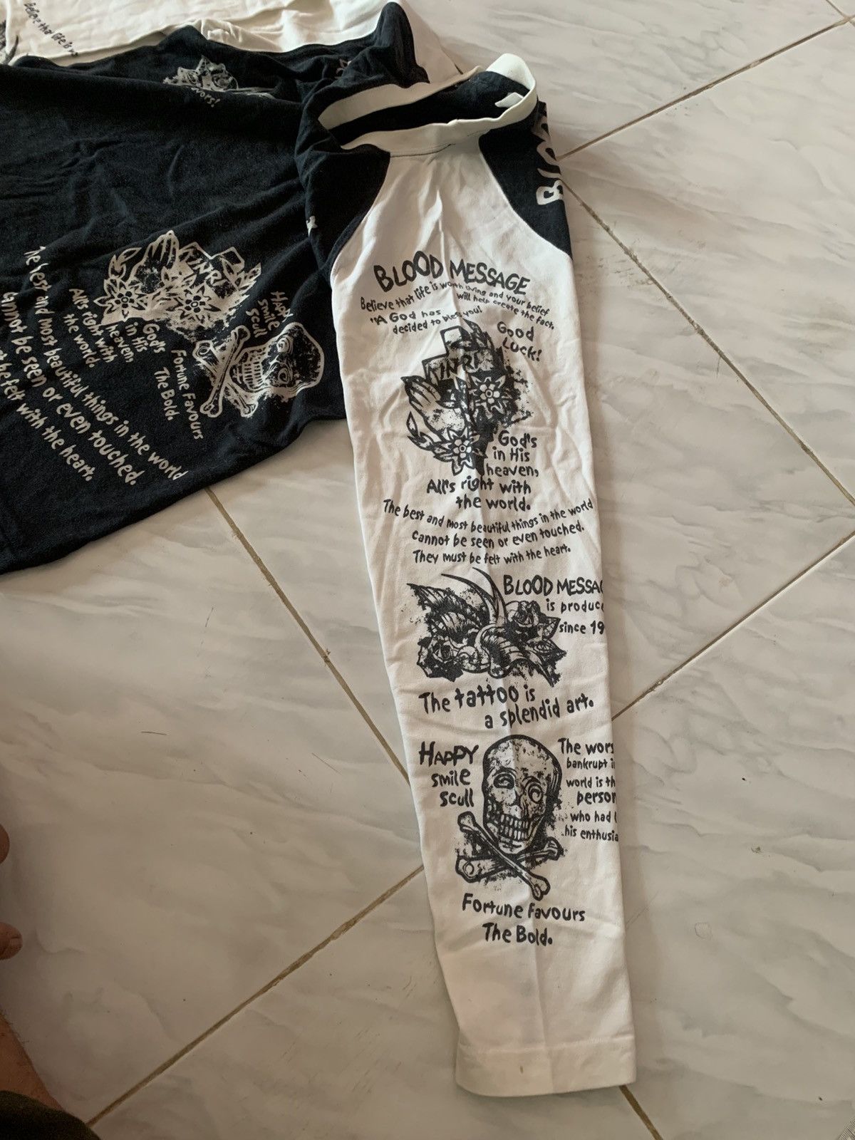Designer × Japanese Brand blood massage the tattoo ted company Size US S / EU 44-46 / 1 - 3 Thumbnail