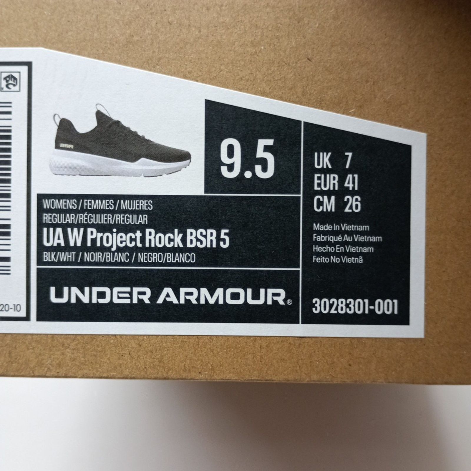 Under Armour Under Armour Project Rock BSR 5 Training Shoes Womens Sz 9.5 Size US 9.5 / IT 39.5 - 9 Thumbnail