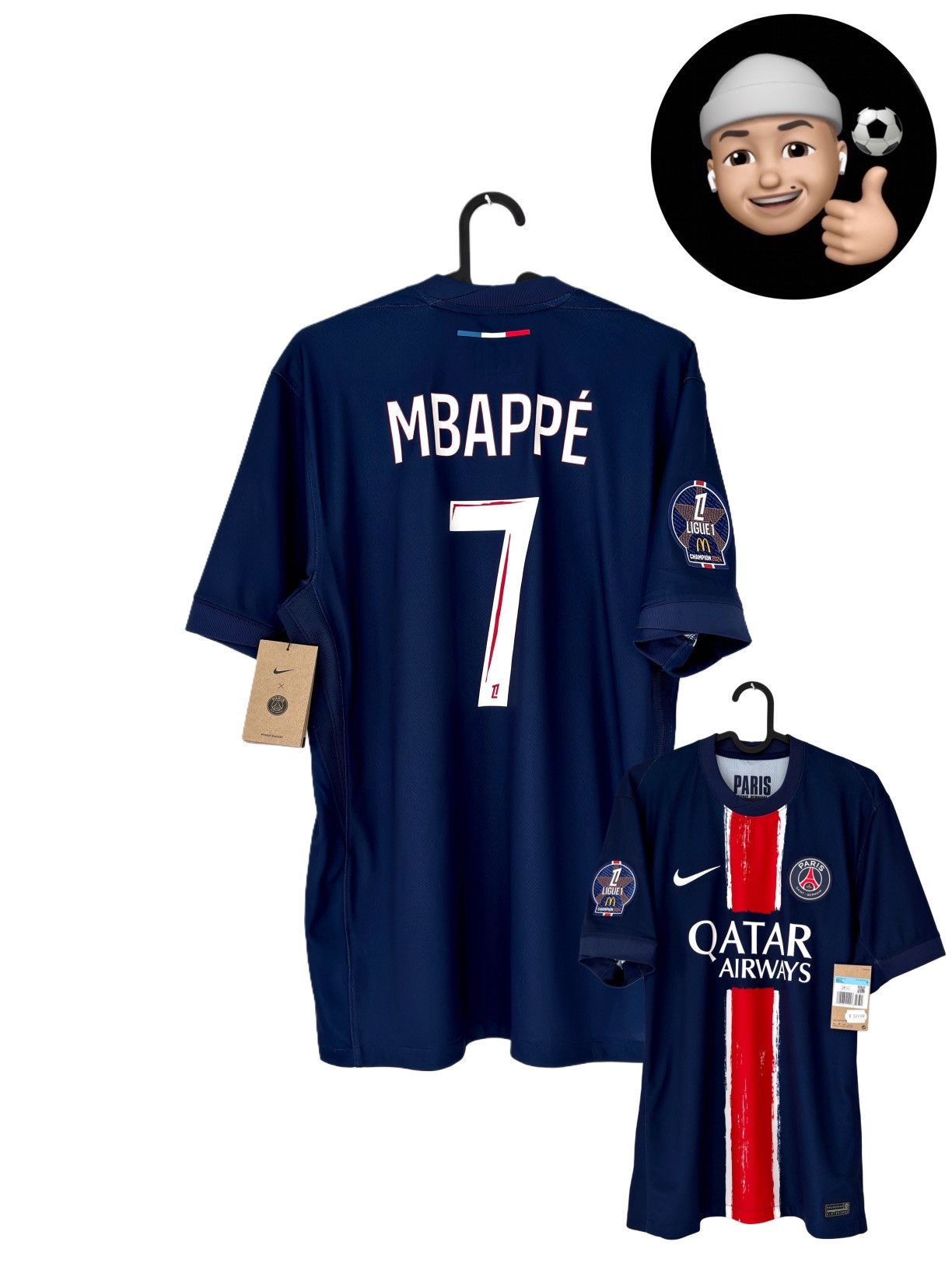 RARE 2024 2025 PSG Mbappe Nike Jordan Kit Soccer Jersey Tee
