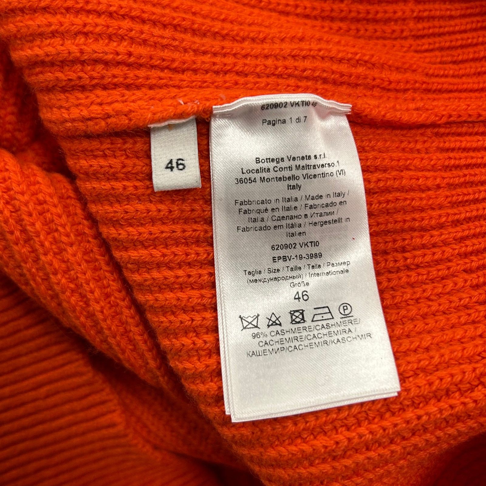 Bottega Veneta Bottega veneta paneled ribbed cashmere blend sweater SIZE 46 Size US XL / EU 56 / 4 - 4 Thumbnail