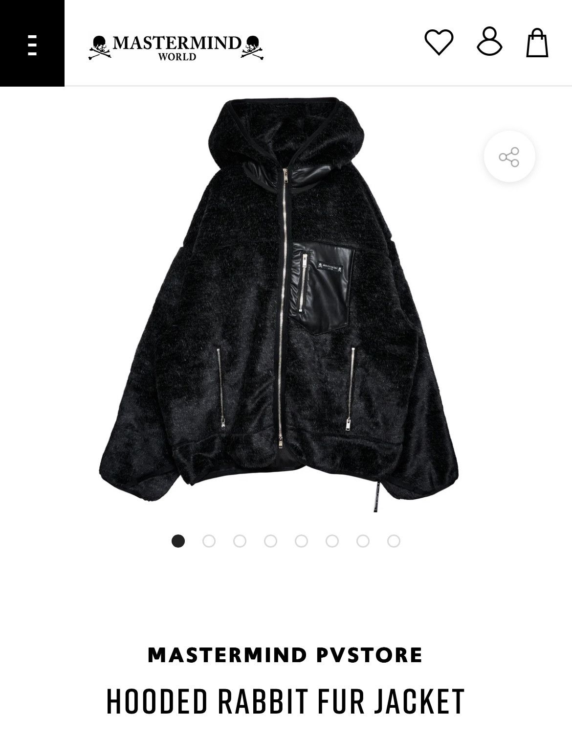 Mastermind Japan Mastermind Japan faux fur hooded jacket Size US S / EU 44-46 / 1 - 1 Thumbnail