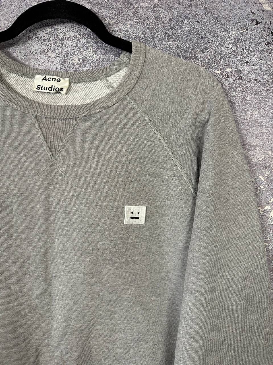 Acne Studios Acne Studios crewneck Grey College Face Base Sweatshirt S sz Size US S / EU 44-46 / 1 - 6 Thumbnail