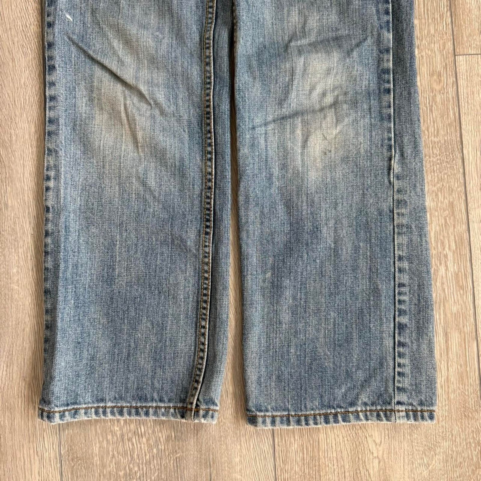 Quiksilver Vintage y2k quicksilver baggy faded denim jeans Size US 28 / EU 44 - 6 Thumbnail