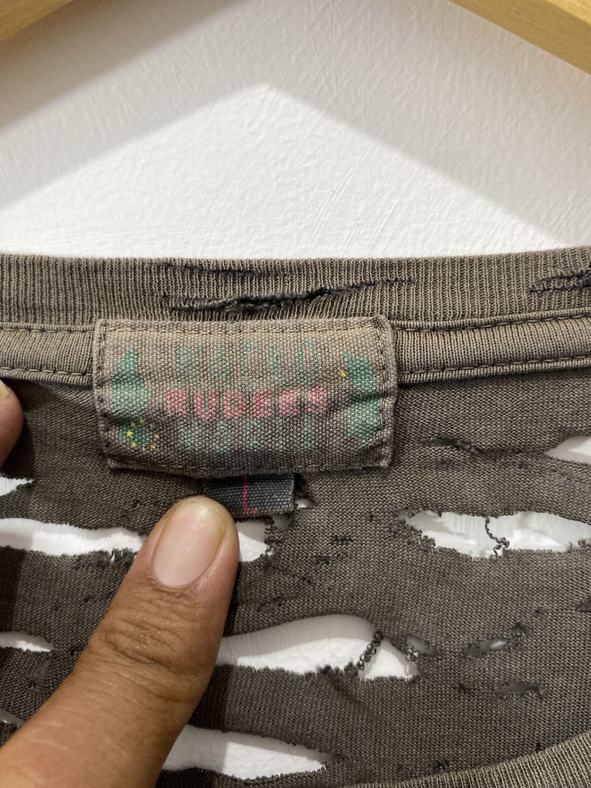 Gallery Dept. Thrashed Wacko Maria Tee Size US L / EU 52-54 / 3 - 3 Thumbnail