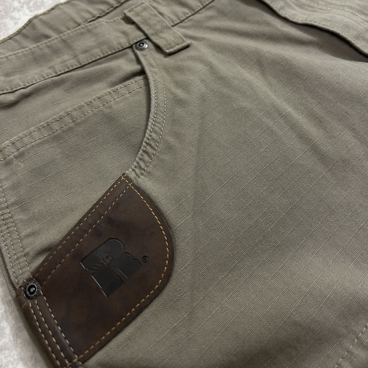 Wrangler Wrangler Riggs Workwear Beige Cargo Pants Size US 36 / EU 52 - 4 Thumbnail