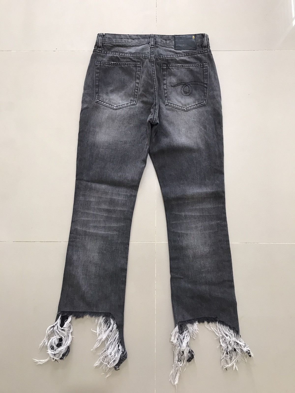 R13 R13 Kick Fit Frayed Hem Jeans Size 26" / US 2 / IT 38 - 2 Thumbnail