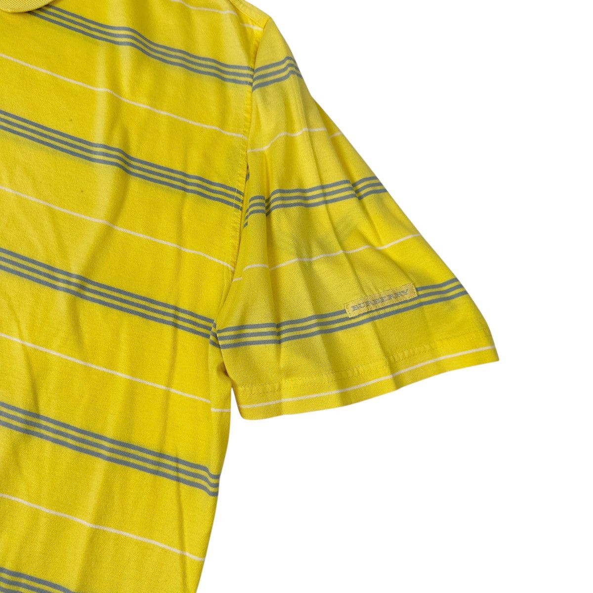Burberry Burberry Golf Polo Shirt Short Sleeve Striped Made In Italy Size US XL / EU 56 / 4 - 2 Thumbnail